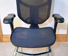 Enjoy Black Mesh Cantilever Chairs