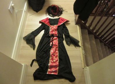 halloween girls witches outfit age 16-18