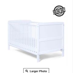 Baby Elegance Cot Bed and Clevamama mattress