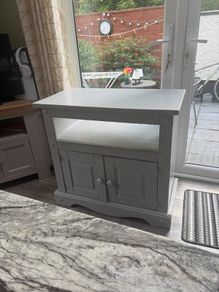 solid wood tv unit