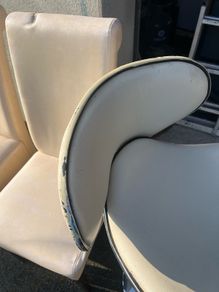 5 X dining chairs & 3 x stools