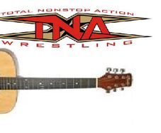 TNA Wrestling: Official Jeff Jarrett Laser Engraved Guitar & Complete 4 Disc 12 Hour Jeff Jarrett: King of the Mountain DVD Boxset