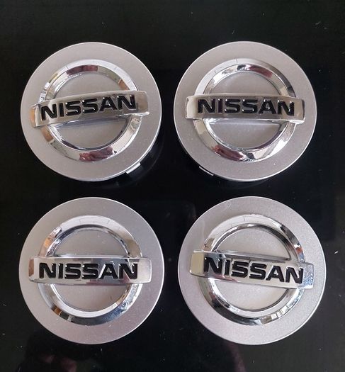 4 x Nissan Centre Caps (Grey) FREE POST