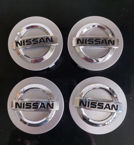 4 x Nissan Centre Caps (Grey) FREE POST