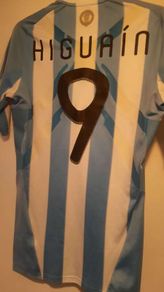 Rare Higuain 2012 World Cup Techfit Argentina Jersey - Player Fit Excellence!