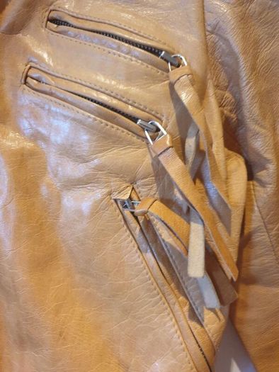 70s / 80s vintage leather jacket (extra small)