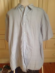 Blue XL Short Sleeved Shirt
