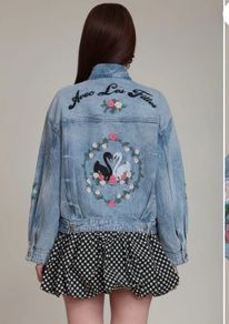 Avec Lea Filles Denim Jacket - Size XL