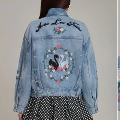 Avec Lea Filles Denim Jacket - Size XL