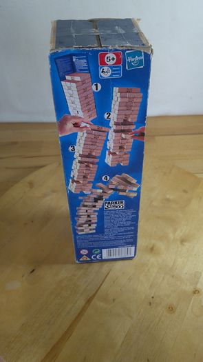 Jenga Original Hardwood Wooden Block Stacking Game Parker Hasbro Classic Family Party 5 Plus