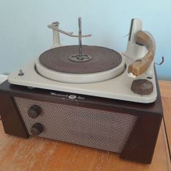 Monarch Four Record Player, 1950's, vintage, antique, collectable, 50's, display, curio.