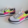 Puma sport shoes trainers runners colourfull uk4 EU 37 Image 6