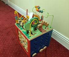 Battat Wooden Activity Center Farm Cube