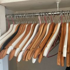 Set of clothes hangers