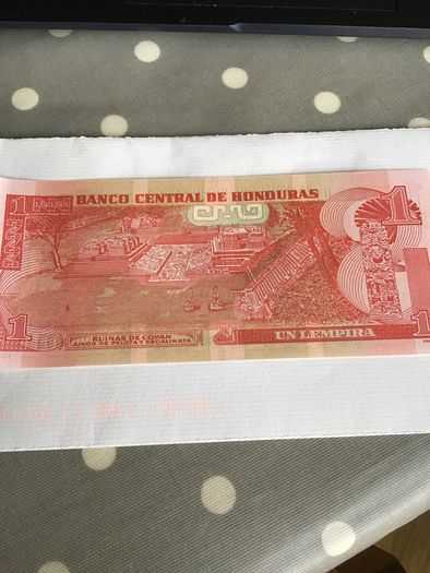 Uncirculated Banknote - Honduras 1 Lempira