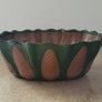 Antique glazed stoneware embossed pinecone dish Image 2