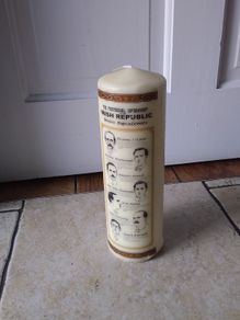 Irish Republic Seven Signatories Candle - 1916 - 2016 Centenary