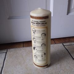 Irish Republic Seven Signatories Candle - 1916 - 2016 Centenary