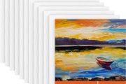 NEW SALE |  Panels 20x25cm-12 Packs Blank Art Canvases Pre Stretched Canvas Board, 100% Cotton Artist Painting Canvas for Acrylic, Oil Painting Wet Art Media Art Proje