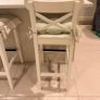Two wooden bar stools for sale Image 7