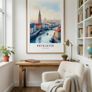 Reykjavik Wall Art Print, Travel Poster Image 8
