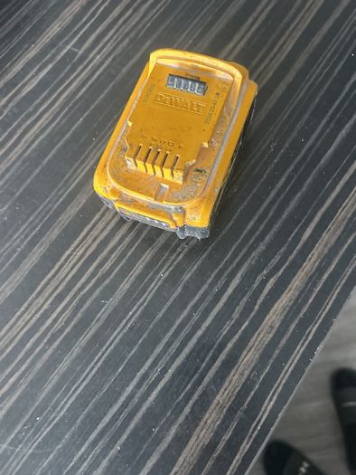 Broken dewalt battery