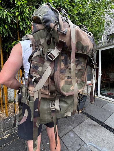 Genuine French Army F3 surplus backpack in good condition