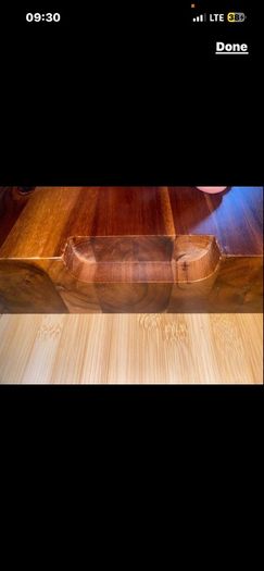 Hardwood chopping board acacia brand new