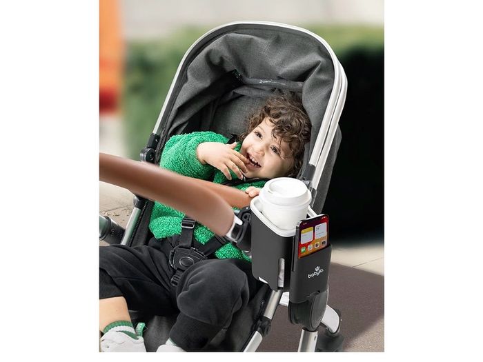Babylo 2 in 1 Stroller Cup Holder & Phone Holder