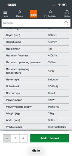 bosch pressure