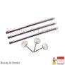 3x Dental Mirror With Handle Mouth Examination Stainless Steel Mouth Mirror Image 2
