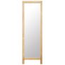 Freestanding Mirror 48x46.5x150 cm Solid Oak Wood Image 4