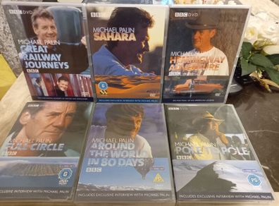 Michael Palin Dvd Bundle Bbc Travel Documentaries Full Circle Himalaya Brazil Great Railway Journeys New Europe Etc