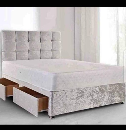 Brand New Double and King Size Divan beds. New Tufted MATTRESSES and storage drawers available