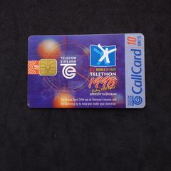 Vintage Telecom Eireann Callcard - RTE - People In Need Telethon - 1998