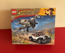 lego Indiana jones fighter plane chase 77012