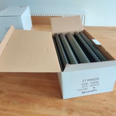 binding combs: 21 rings, 32mm, good for 260 sheets, 50 pieces