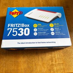 AVM FRITZ!Box 7530 AC+N Router - DSL/VDSL 866 Mbps (5GHz) & 400 Mbps (2.4 GHz) Supervectoring 35b WLAN Mesh, DECT Base Media Server Compact High Performance Wireless Modem Internet