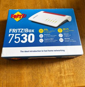 AVM FRITZ!Box 7530 AC+N Router - DSL/VDSL 866 Mbps (5GHz) & 400 Mbps (2.4 GHz) Supervectoring 35b WLAN Mesh, DECT Base Media Server Compact High Performance Wireless Modem Internet