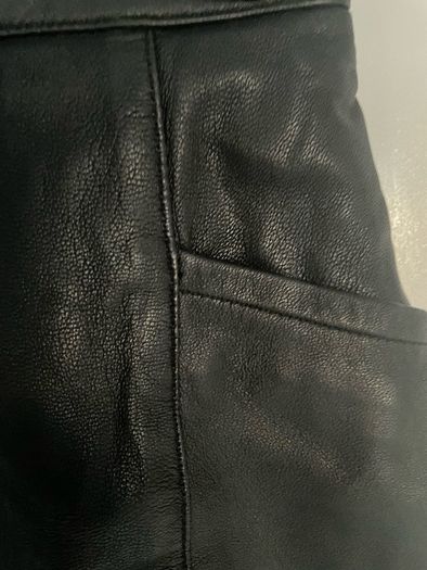 Vintage Leather Skirt