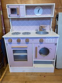 wooden kitchen and accessories