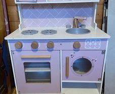 wooden kitchen and accessories
