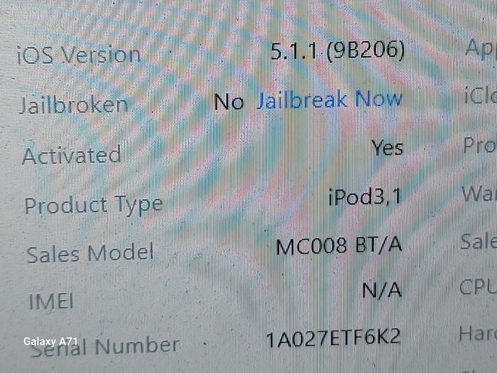 APPLE Ipod Touch 3, 32 GB, in excellent condition