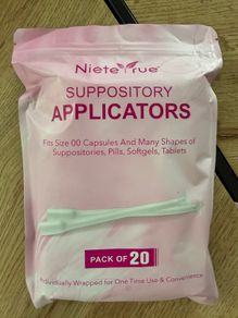 Nieteyrue (20 Packs) Disposable Vaginial Applicators Individually