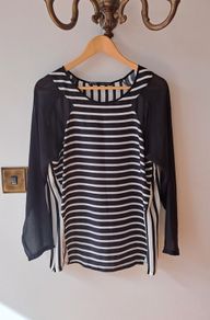 Black & White Zara top