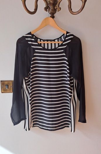 Black & White Zara top