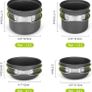 16pcs Camping Cookware - Cooking Set Mess Kit for 2 People, 2 Lightweight Pot Pan 2 Cups and Mini Stove, Stainless Steel Tableware Kits for Backpacking, Outdoor Trekking Hiking and Picnic Image 7
