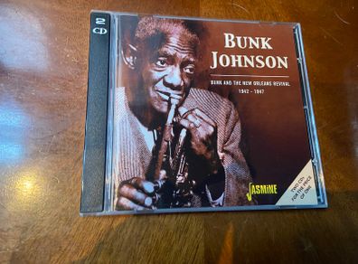 Bunk Johnson Double CD Bunk & New Orleans Revival 1942-1947