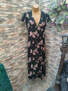 Zara Maxi black floral size small Postage included