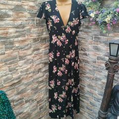 Zara Maxi black floral size small Postage included